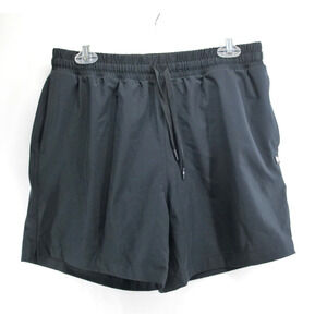 Born Primitive Men's Size Large Black Flat Front Shorts 5.5" Stretch Workout